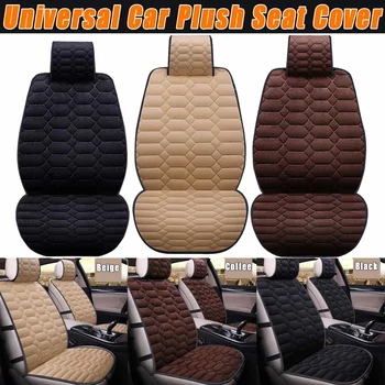 

Winter Warm Fibre Front Car Seat Cover Protector Driver Seat Cushion Pad Breathable Winter Chair Cushion car interior accessorie