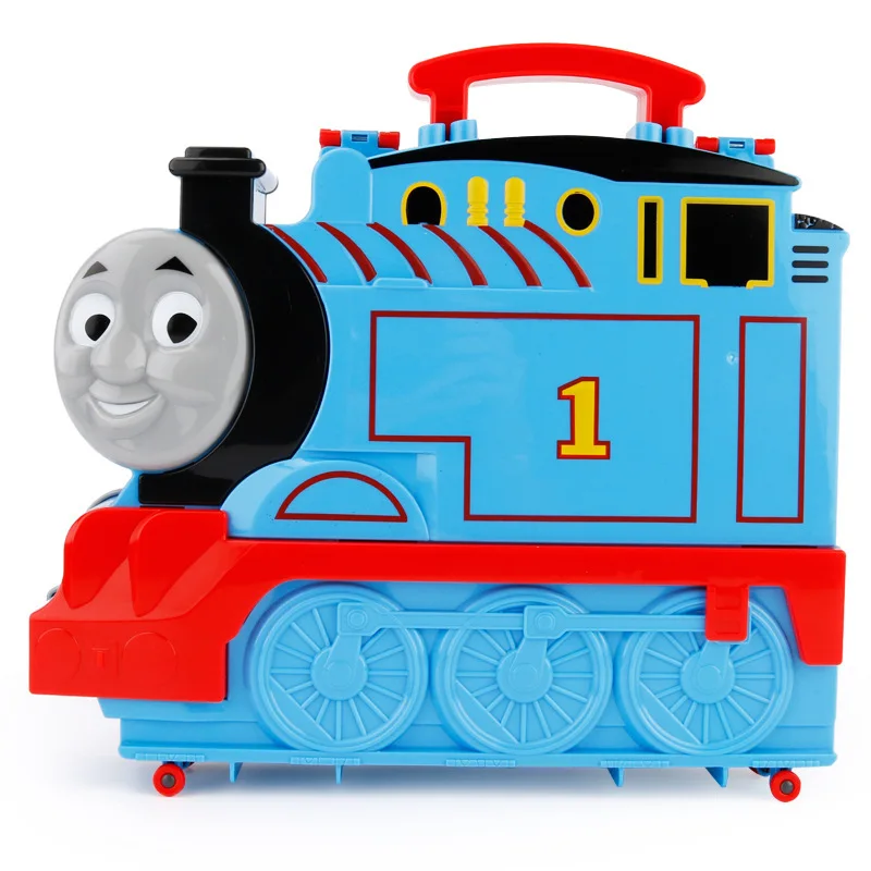 

Thomas Small Train Head Set Alloy Magnetic Toy Thomas Locomotive Storage Box Finishing Box