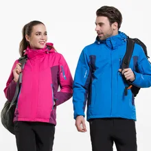 Сноубордические куртки для мужчин и женщин водонепроницаемые ветрозащитные лыжные куртки зимние теплые флисовые зимние куртки военно-спортивный для походов и пешего туризма куртки