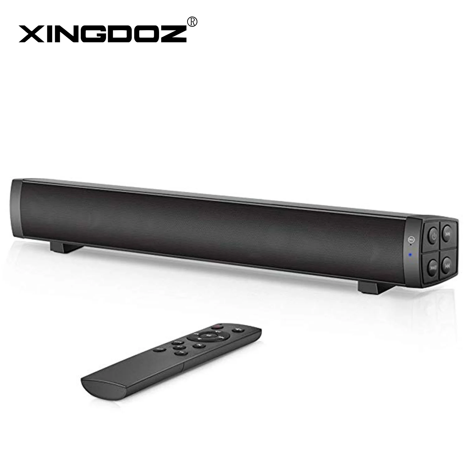 SoundBar for PC Soundbar 2.0 Channel Wired & Wireless Rechargeable Bluetooth Speakers 4.2 3D Stereo AUX/TF Card Connect