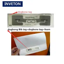 DOGBONE uhf rfid Метка smartrac 860-960 МГц Высокая частота 1-15 м пассивный EPC GEN2 rfid Метка применяется в беге гонка синхронизации решений