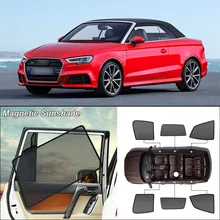 Автомобильная сторона окна магнитный солнцезащитный козырек УФ Защита луч Блокировка сетчатый козырек для Audi A3