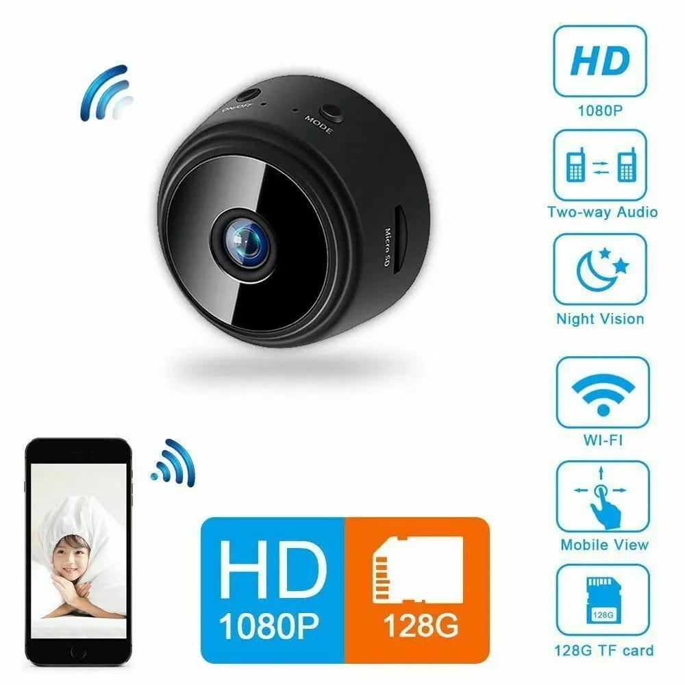A9 Мини WiFi камера 1080P HD Удаленное воспроизведение видео маленькая микро камера Обнаружение движения ночное видение домашний монитор безопасности видеокамера
