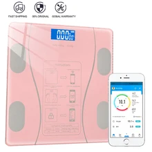 Smart Scale Body Weight Digital Bathroom Weight Scales Body Fat Wireless Bluetooth BMI Electronic Body Analyzer Machine Sync App