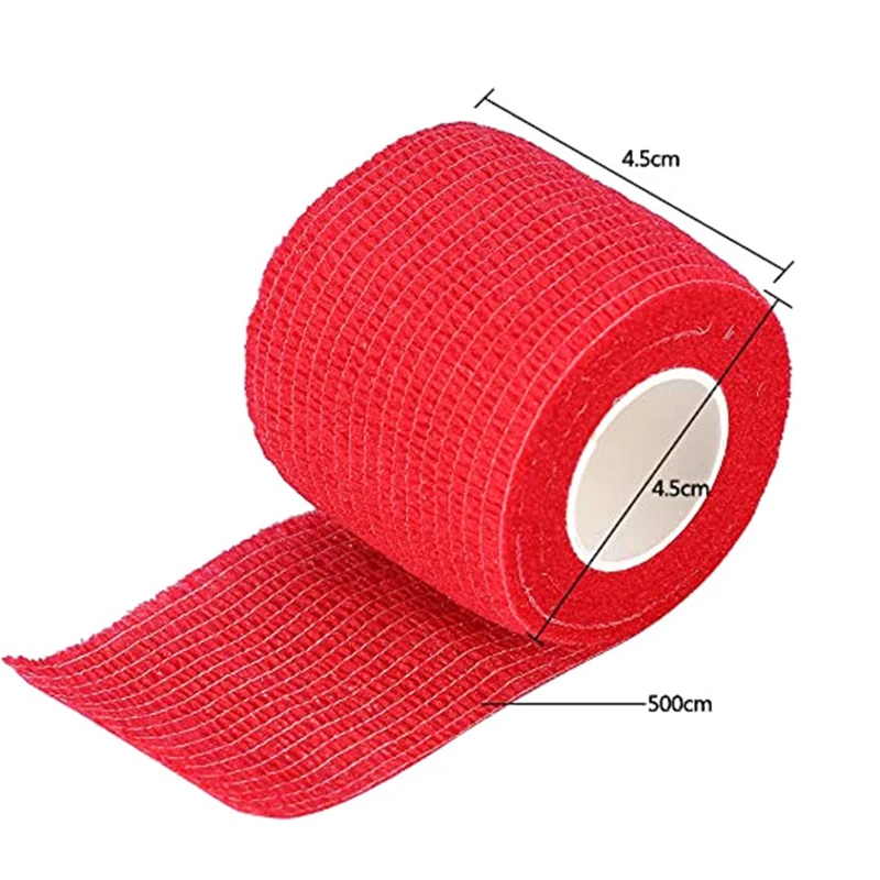 6pcs Self-Adhesive Tattoo Grip Bandage Elastic Non-woven Wraps Tape Disposable Tattoo Bandage Grip Tape Tattoo Accessories