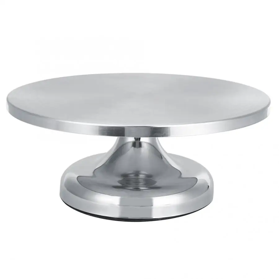 

30cm Household Stainless Steel Cake Stand Turntable Rotating Base Cake Decorating Table DIY Kitchen Utensil Pastry Tools