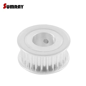 

SUMRAY 5M Timing Pulley 24T 6/6.35/8/10/19/20mm Bore CNC Belt Pulley 16/21mm Width Aluminium Pulley Wheel for CNC Machine