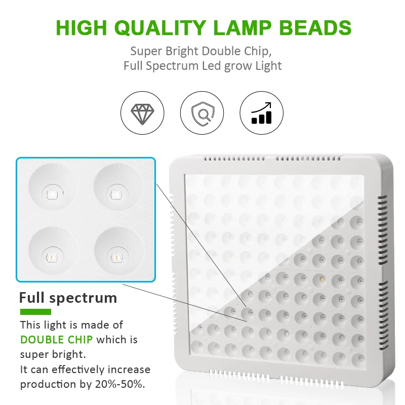 Phytolamp 1000W светодиодный Grow светильник таймер Фито лампы для растений рассады дома