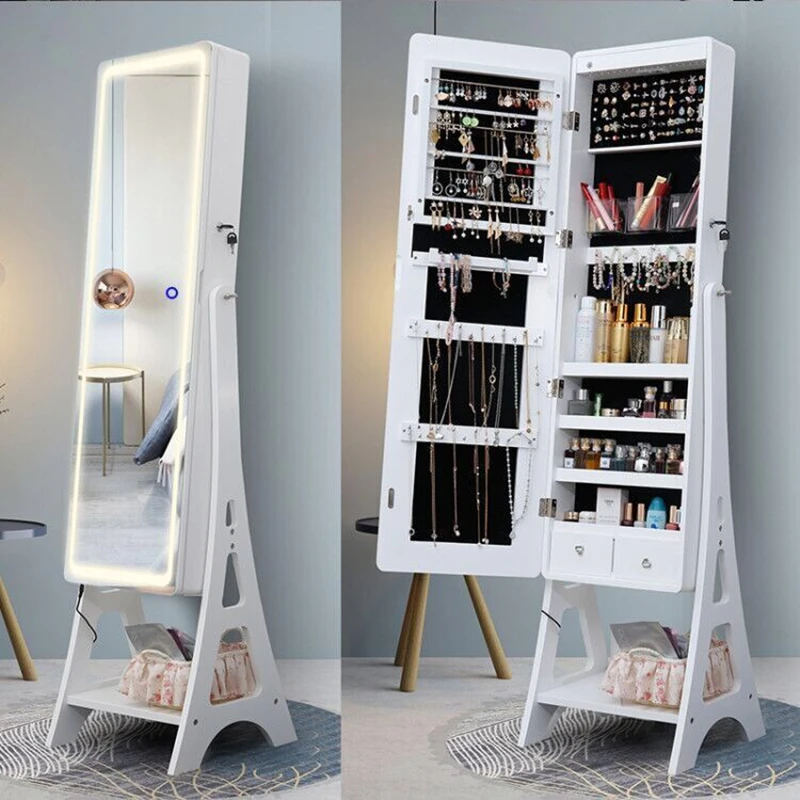

Cabinet-mirror for jewelry and cosmetics + led Omi 85B
