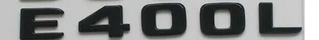 Gloss Black Черный глянец эмблемы для Mercedes E200 E220 E250 E300 E320 E350 E400 4matic - Цвет: Gloss Black