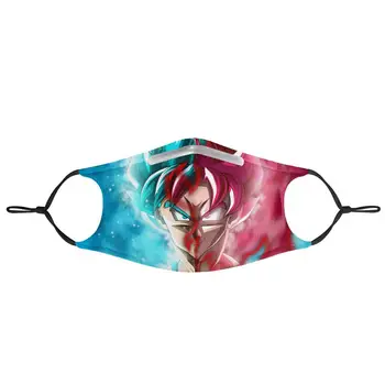 

Dragon Ball 4Pcs PM2.5 Filter Gas Masks Carbon Insert Women Men Anti-dust Masks Washable Mask Reusable Face Mask Non-disposable