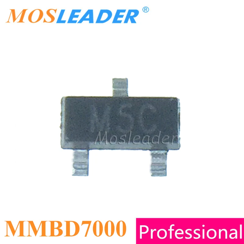 

Mosleader MMBD7000 M5C SOT23 3000PCS 100V 0.2A 200mA Dual Swithching Diode Chinese High quality Made in China