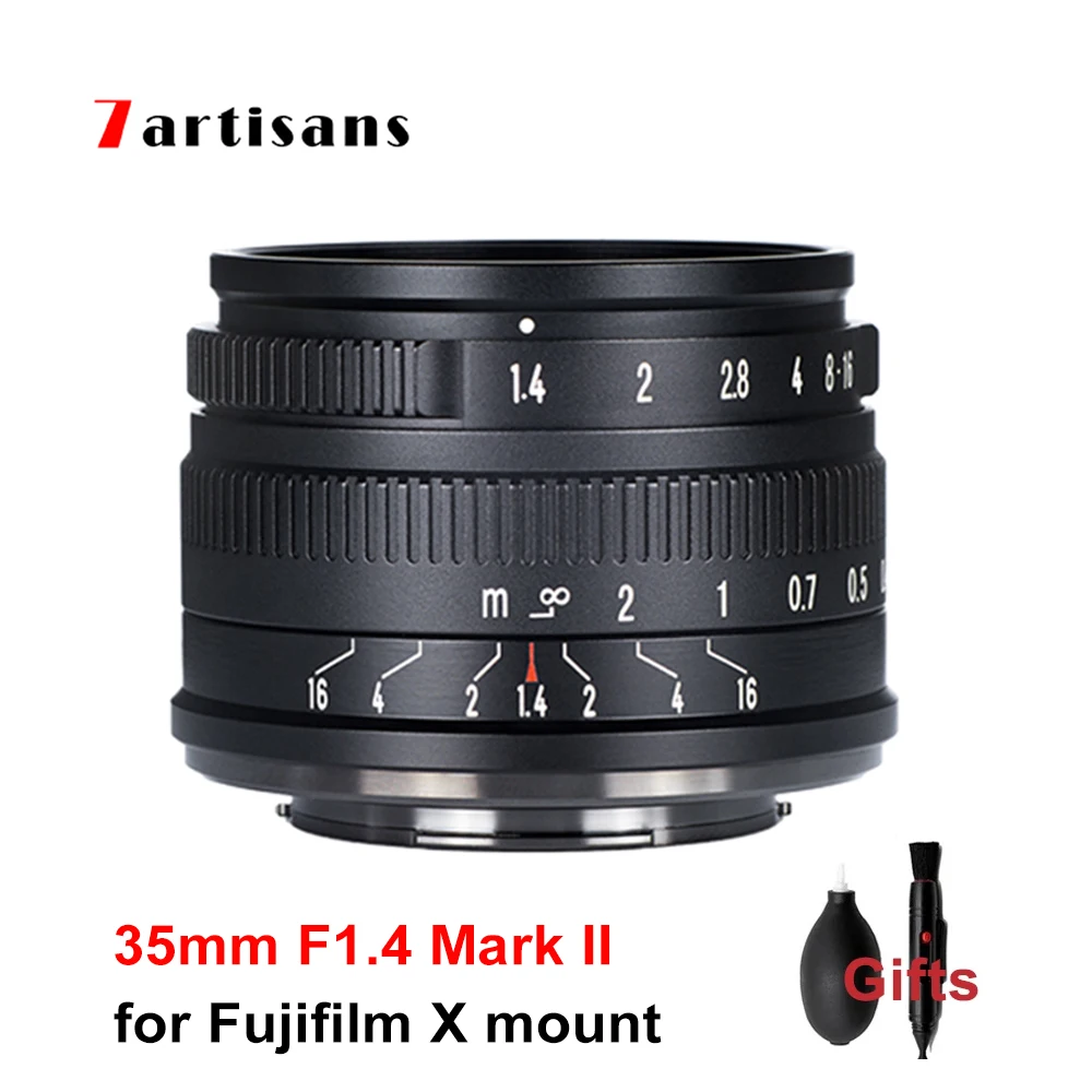 7artisans 35mm F1.4 Mark Ii Prime Lens Aps-c Manual Focus