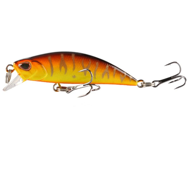 mini Sinking Minnow Wobblers Fishing Lures 5.5cm 5g Trout Artificial plastic Hard Bait Jerkbait Crankbait Bass Fishing Tackle 5