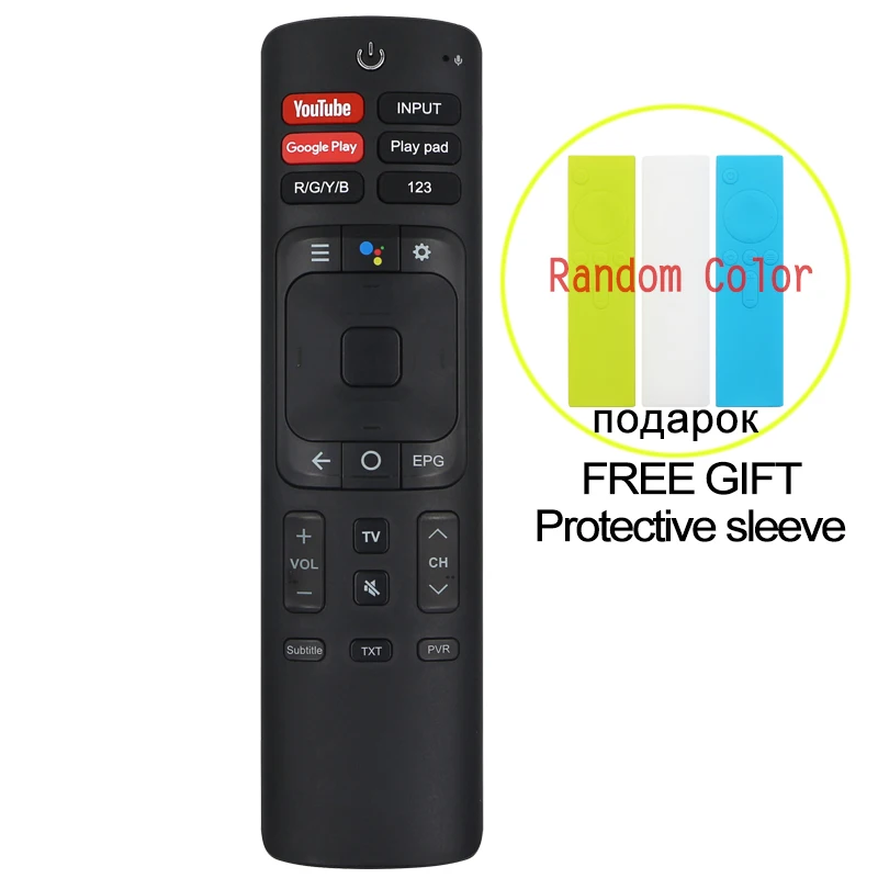 Mingfulai VU HISENSE LCD 스마트 TV 리모컨, 4K UHD, ERF3F69V, ERF3I69V, 유튜브 구글 플레이 애플리케이션, , 신제품