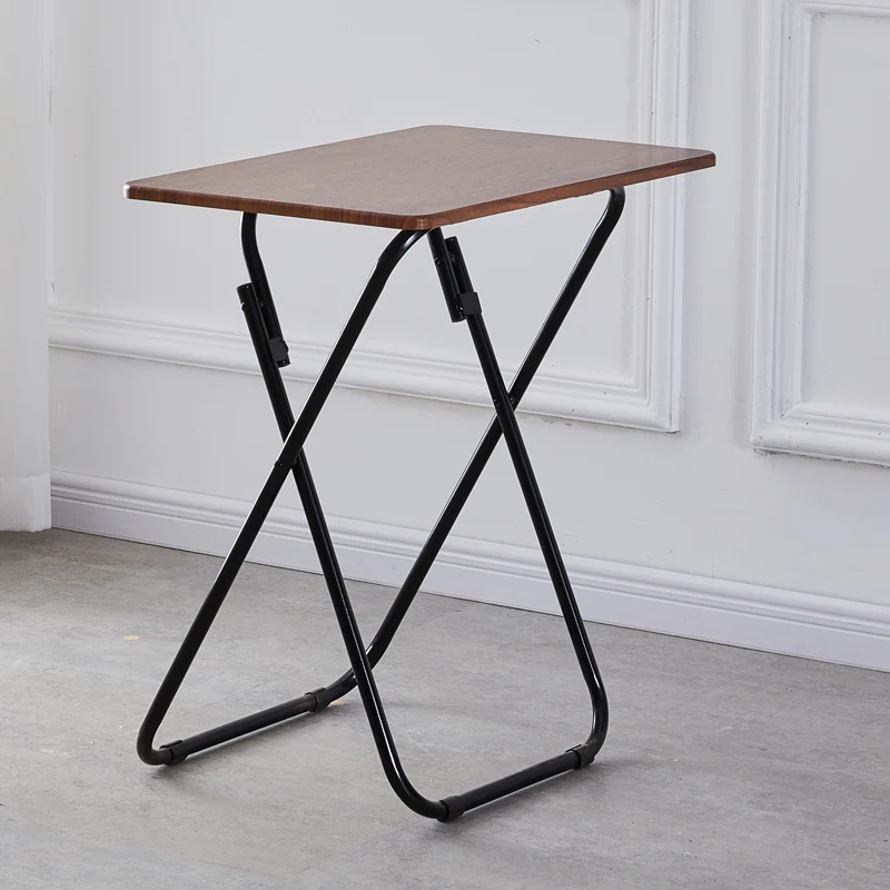 Портативный складной стол, обеденный стол, для одного человека, маленький стол, компьютерный стол, современный простой длинный стол, домашний стол для отдыха - Цвет: 3