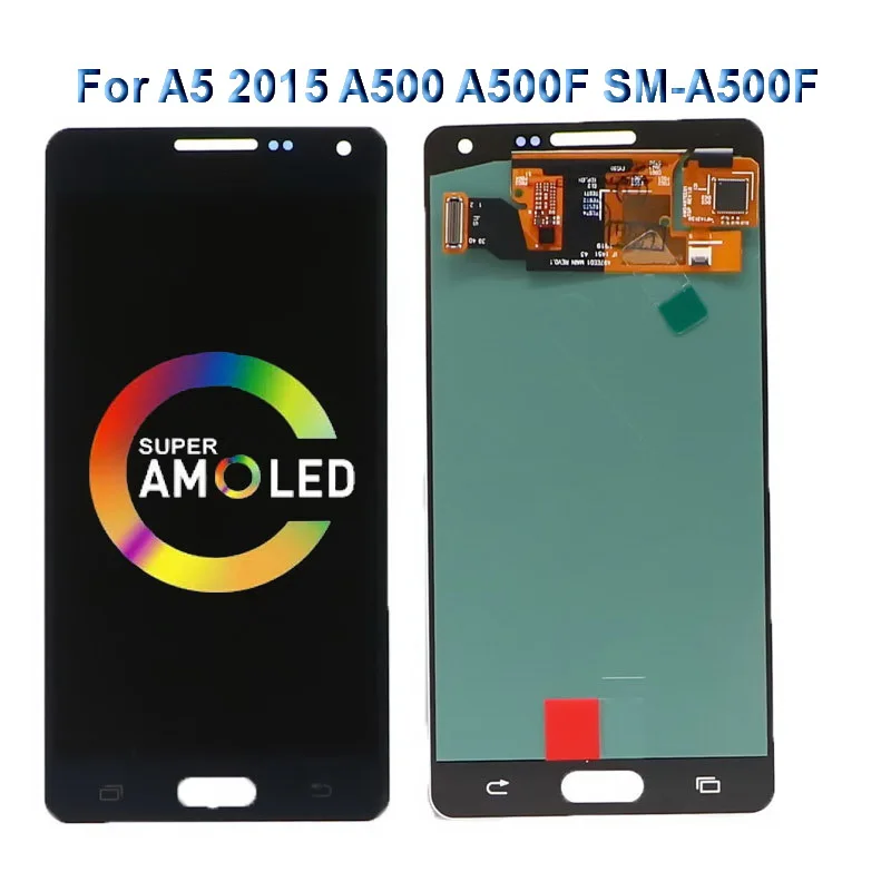 Super Amoled A5 дисплей для Samsung Galaxy 2015 A500 A500F A500M ЖК-дисплей сенсорный экран дигитайзер с