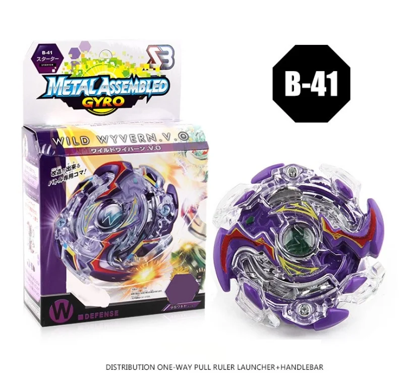 B-41 Bayblade 48 стиль BURST B-129 Starter Cho-Z Achilles.0.Dm& B-00-129 SPRIGGAN Kid Toy - Цвет: B-41