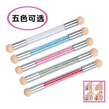 Один Управление 4 головки градиент ручка с украшением в виде кристаллов шпиндель сверлильного станка с двухголовой Маникюр смешивания ручка Хай МИАН bi комплект