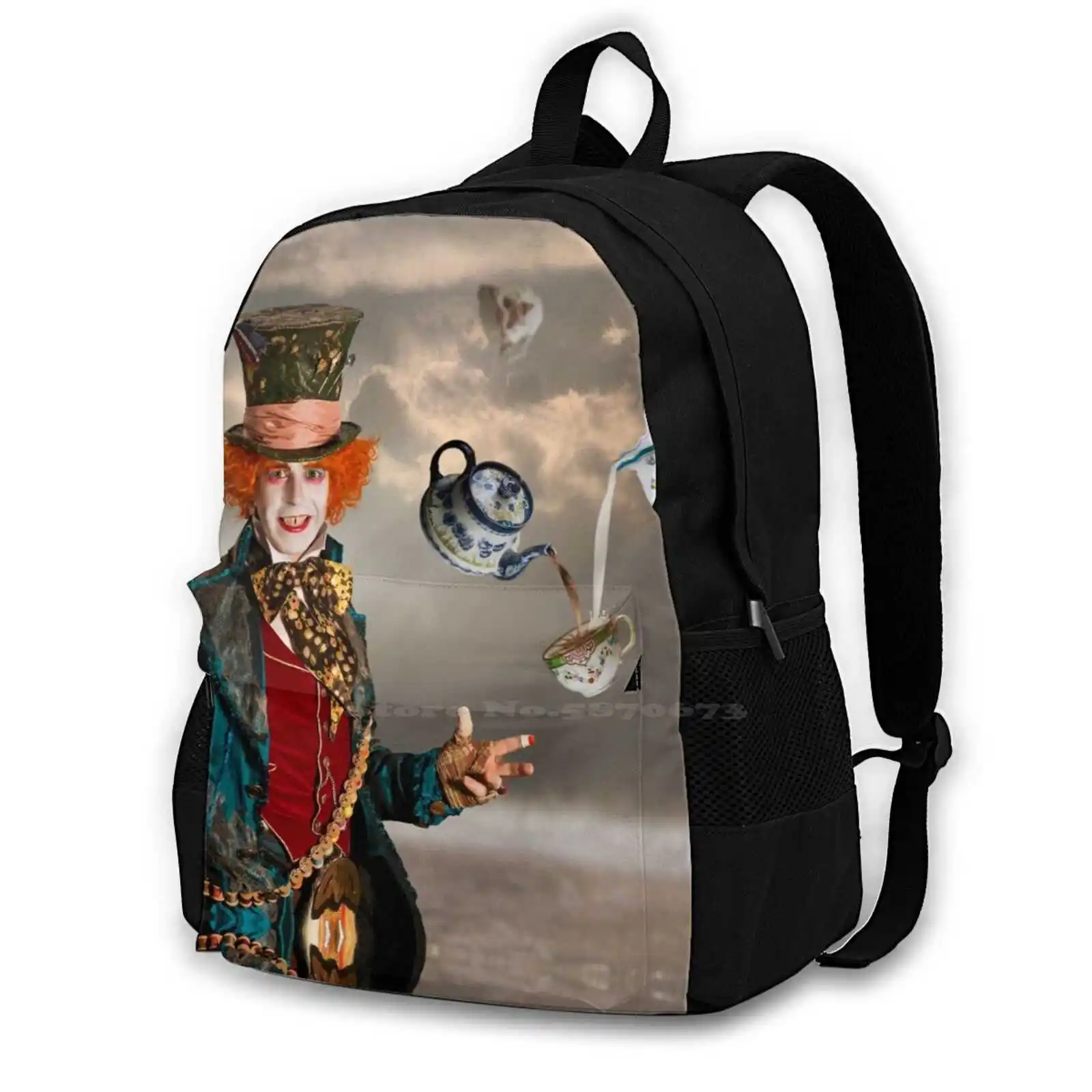 

Женский чайный рюкзак с 3d принтом, Повседневная сумка, чайник, чайная чашка, настоящий костюм для шляпы Canon
