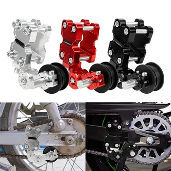 

LEEPEE Chain Tensioner Roller Bolt On Roller Tool Motorcycle Aluminum Adjuster Universal Motorcycle Accessories