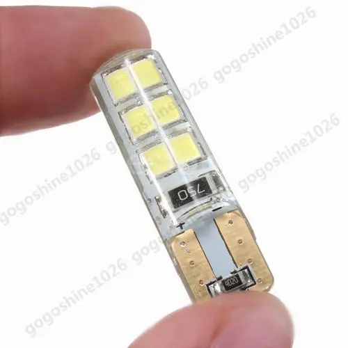 

Uniersal 360 Degree Car Lighting White T10 Car LED Canbus Error Free Bright Light Bulbs W5W 12SMD 2835 Accessories