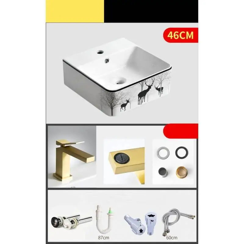 MODEL L Lavandino Bagno Waschtisch Lavabo Mano Evier Bacia De Lavagem Lavatorio судно Wasbak бассейна Куба Pia Banheiro раковина для ванной комнаты - Цвет: MODEL L