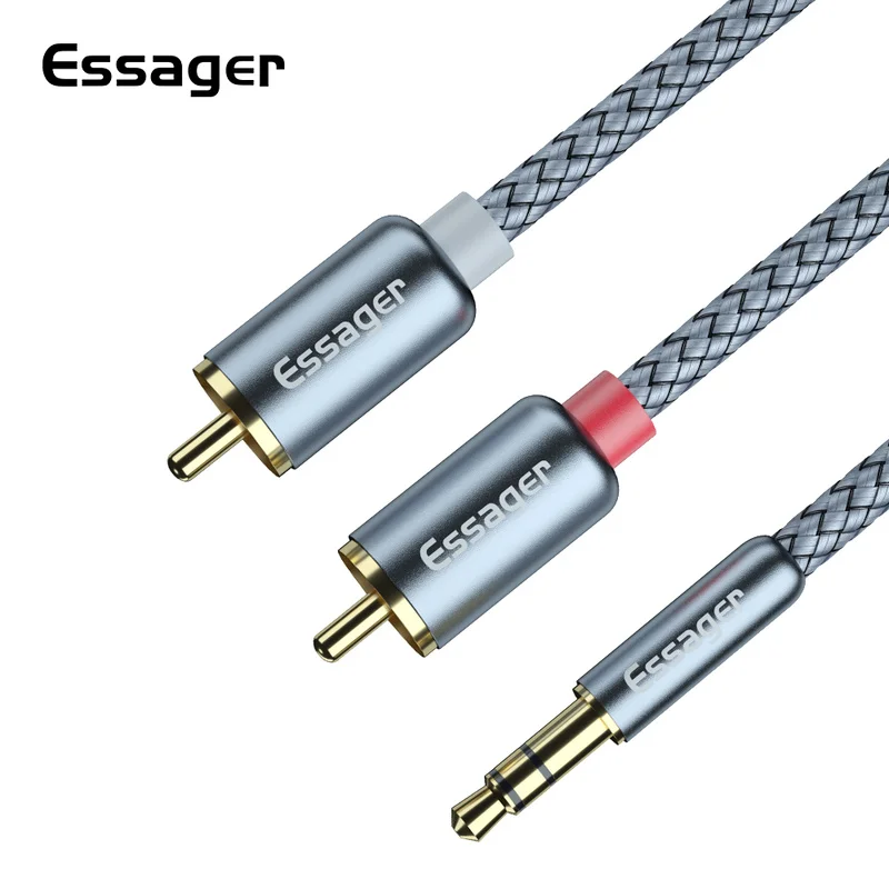 Аудиокабель RCA 2RCA на 3 5 аудиокабель с разъемом мм Rca Aux 0 м 1 2 для телефона домашнего