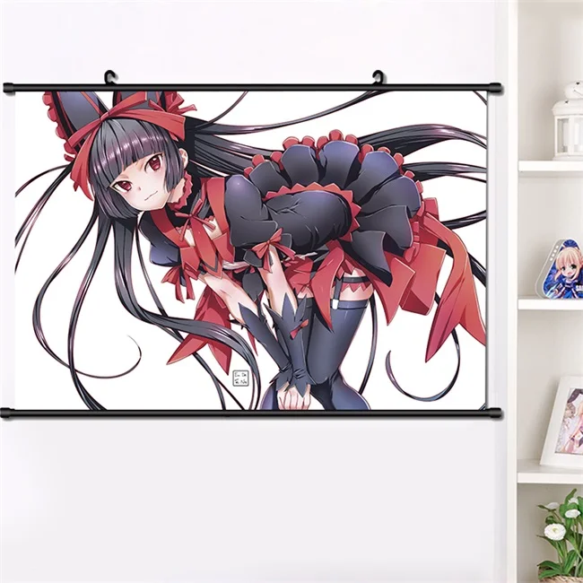 Anime Gate Jieitai Kanochi Nite Kaku Tatakaeri Rory Mercury Wall Scroll  Mural Poster Wall Hanging Poster Home Decor Collection - AliExpress