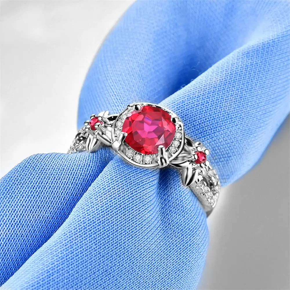 Серебряные кольца для женщин модные Романтика свадебное кольцо декорированным