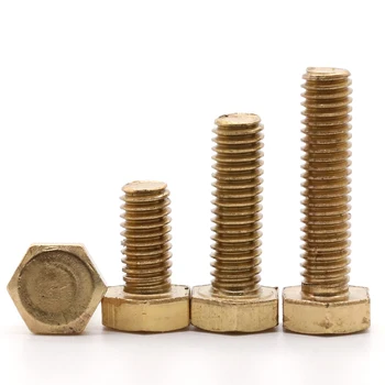 

5pcs Brass screws M4M5M6M8 with brass hexagon bolts of copper