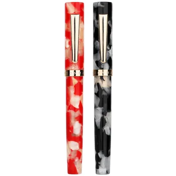 

New Moonman N2 Creative Mini Resin Acrylic Fountain Pen Pocket Short Ink Pen Extra Fine/ Fine 0.38/0.5mm Fashion Gift for Office