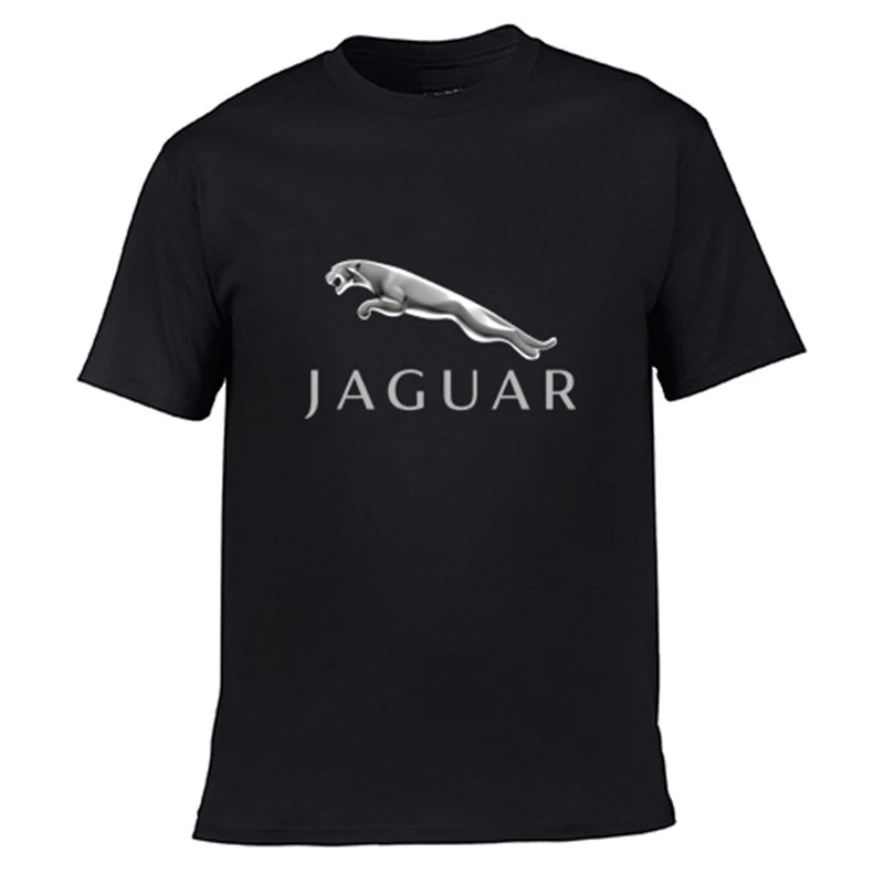 2021 NEW Men's T Shirt JAGUAR Car Logo Printed Stylish Design Melting Loose Oversized Men T-Shirts Boy Girl Unisex Tops Tees | Мужская