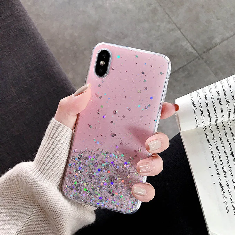 Чехол для Vivo Z5X Z1 Pro V15 V9 V7 плюс V11 V11i V5 S1 Y91 Y95 Y93 Y97 Y83 Y69 Y53 Y71 Y85 Y81 Y67 Y66 Y55 Y69 блестящий чехол