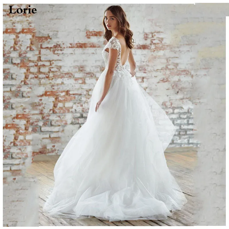 Best Price LORIE Backless Boho Trouwjurk 3d Kant Vintage Geappliceerd Bridal Jurk 2019 Kapmouwtjes Trouwjurk Floor Lengte Best Price LORIE Backless Boho Trouwjurk 3d Kant Vintage Geappliceerd Bridal Jurk 2019 Kapmouwtjes Trouwjurk Floor Lengte