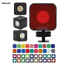 Ulanzi l1 pro 5500 200k à prova d'água, mini luz de led ip67, bateria de lítio embutida, para gopro telefone móvel câmera de ação