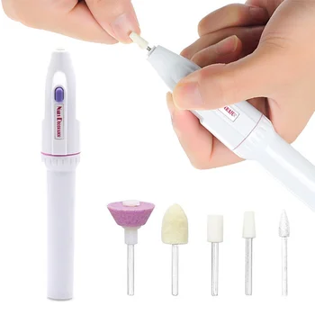 

5 In 1 Portable Electric Nail Drill Machine Kit Manicure Machine Grinding Burnishing Polisher Pedicure Kit Nail Accessories