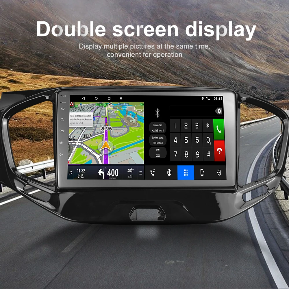 Автомагнитола Podofo 2 Din Android 9 1 HD GPS Wi Fi автомобильный мультимедийный видеоплеер IPS RDS