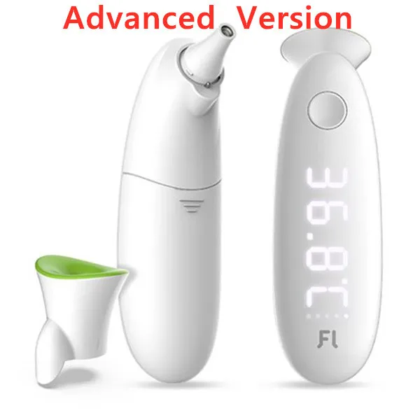 Advanced Version Xiaomi Fanmi Dual use, умный лоб, светодиодный термометр с цифровым дисплеем для измерения температуры ушей, термометр для младенцев - Цвет: Advanced Version