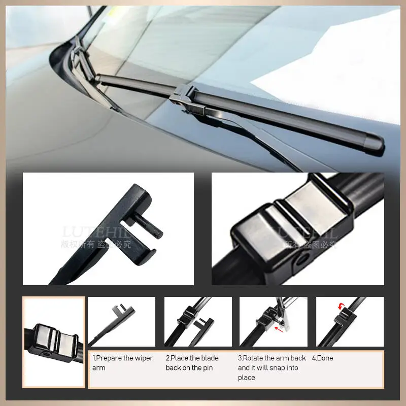 Limpiaparabrisas Trasero Para KIA Ceed 2006-2011 – Brazo Y Escobilla De Goma ABS, Fácil Instalación