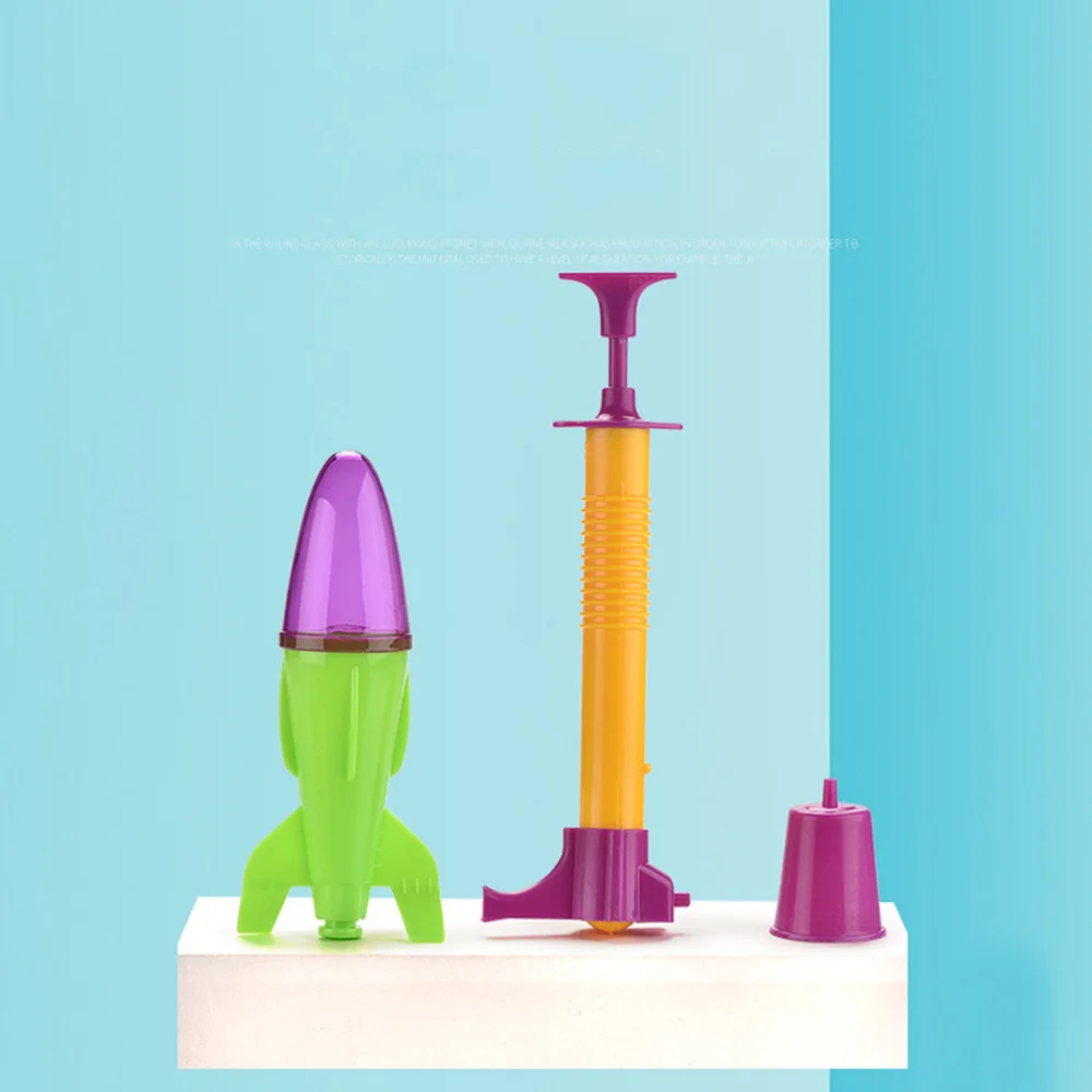 hand pump rocket toy