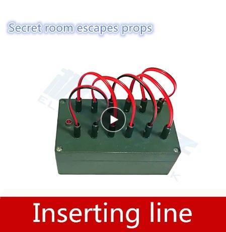 

real life games escape room props insert line box unlock organ props Finished product prop takagism game escape room game