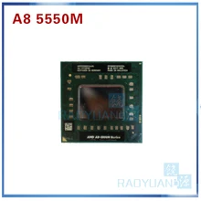Процессор для ноутбука AMD A8 5500M series A8-5550M A8 5550M AM5550DEC44HL Socket FS1 cpu 4M cache/2,1 GHz/четырехъядерный процессор для ноутбука