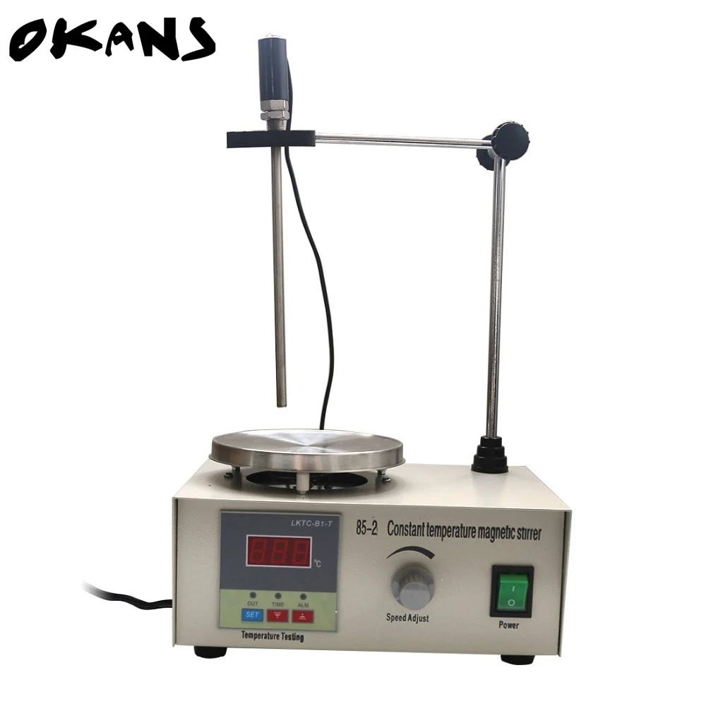 

1Pcs Magnetic Stirrer With Hotplate Digital Mixer Heating Plate Control 110V 85-2 New