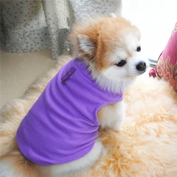 

Pet Dogs Autumn Winter Thickened Vest Coat Small Medium Dogs Warm Coat Puppy Costume Multi Colors Optional