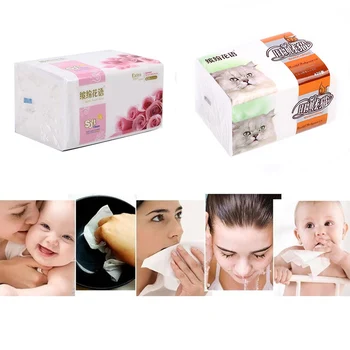 

8pcs/bag Three-layer Thickened Paper Towels Large Size Toilet Paper Special Price Paper Towels 420 Pieces Of Big Package