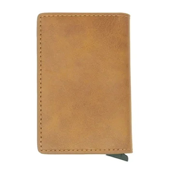 

Brown - Rfid Card Holder Wallet Style 1-28