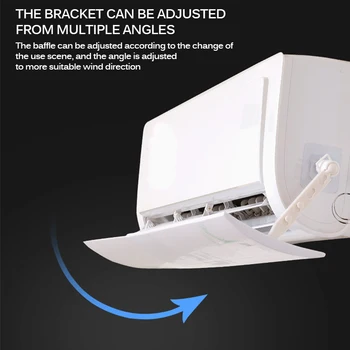 

Air Conditioner Deflector Confinement Anti Direct Blowing Retractable Shield Cold Air Conditioner Cover Wind Baffle Dust Covers