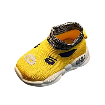 

Baby Shoes Boys Breathable Anti-Slip Cartoon Design Shoes Sneakers Toddler Soft Soled First Walkers