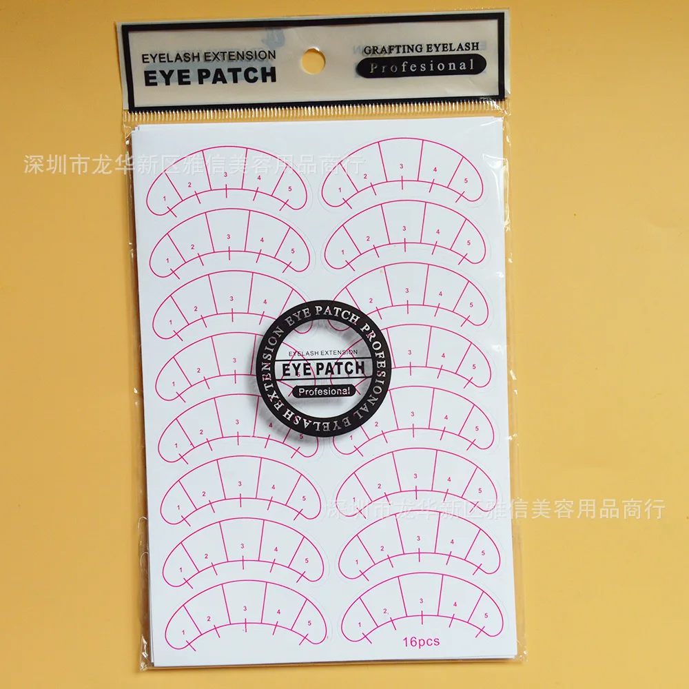 

Eyelashes Grafting Planting Eyelash Teaching Isolation Paper-in-Eyelashes Adhesive Paper Students Measurement Lashes 10 PCs